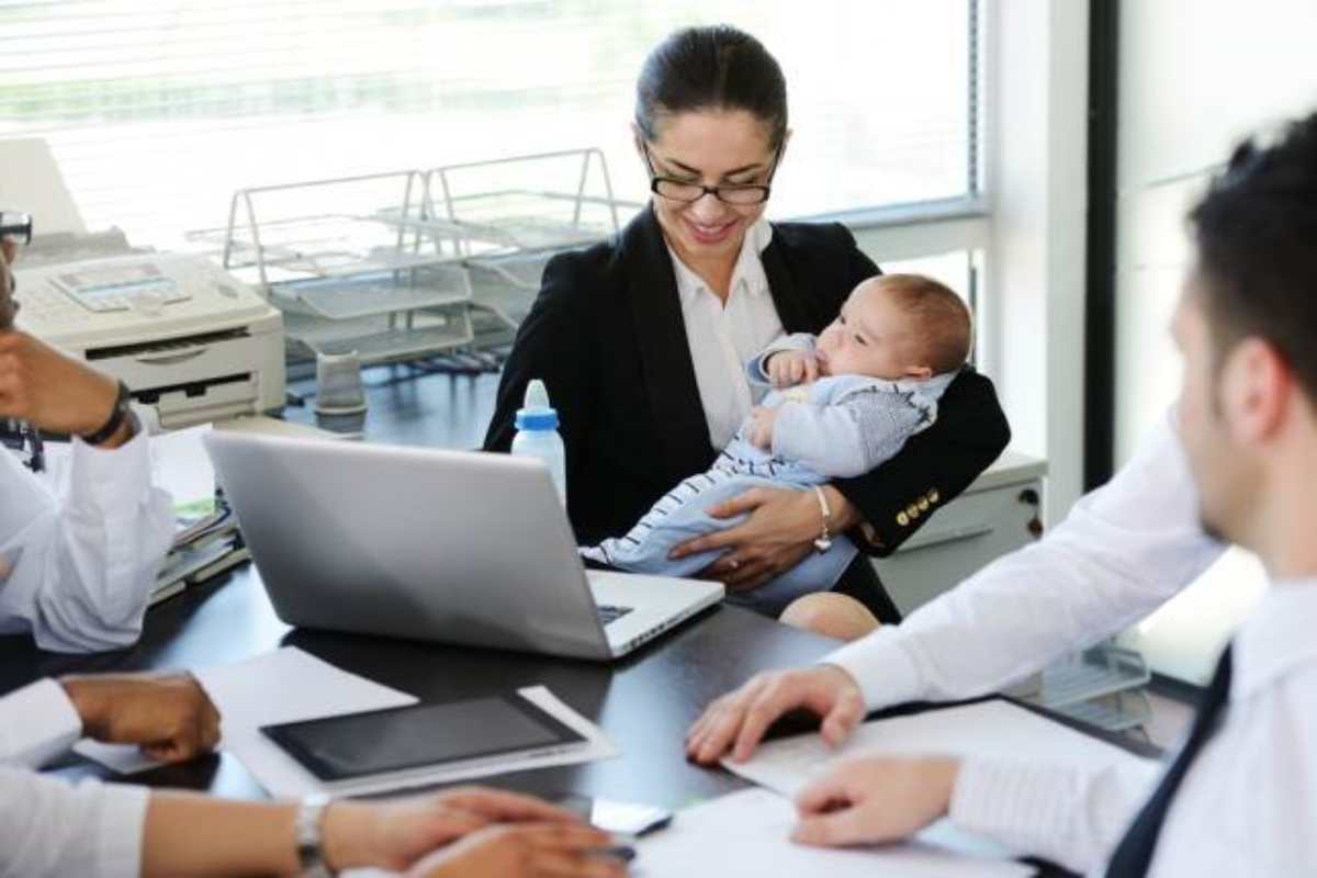 mamma che lavorano