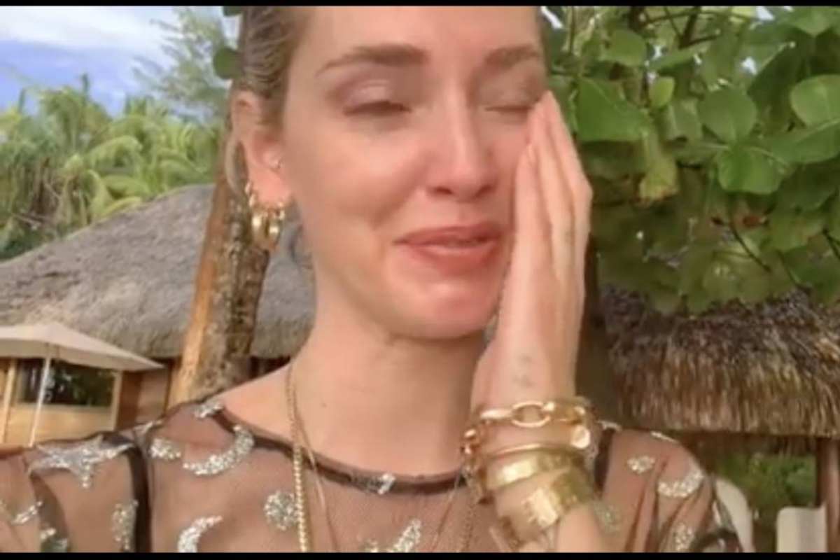 Chiara Ferragni lacrime